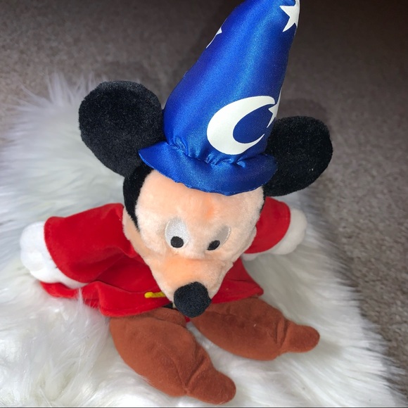 Disney’s Fantasia The Sorcerers Apprentice Mickey Mouse plush - Picture 3 of 7